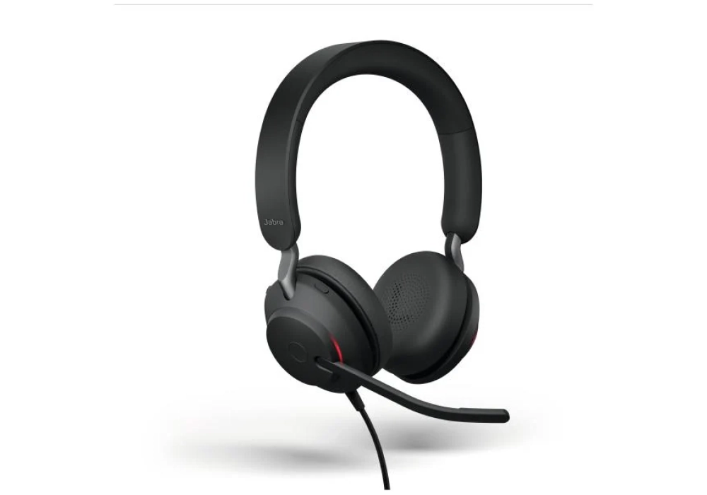 Jabra Evolve2 40 SE Duo MS Noir, USB-C