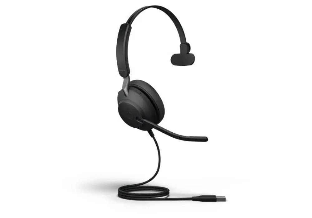 Jabra Evolve2 40 SE Mono UC Noir, USB-A