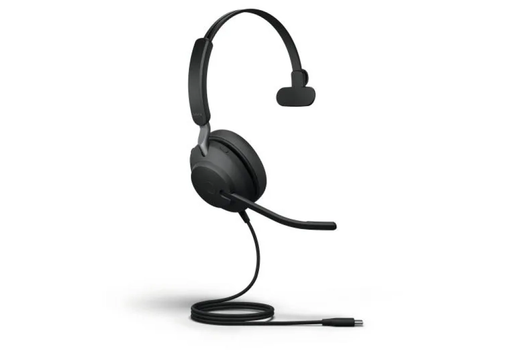 Jabra Evolve2 40 SE Mono UC Noir, USB-C