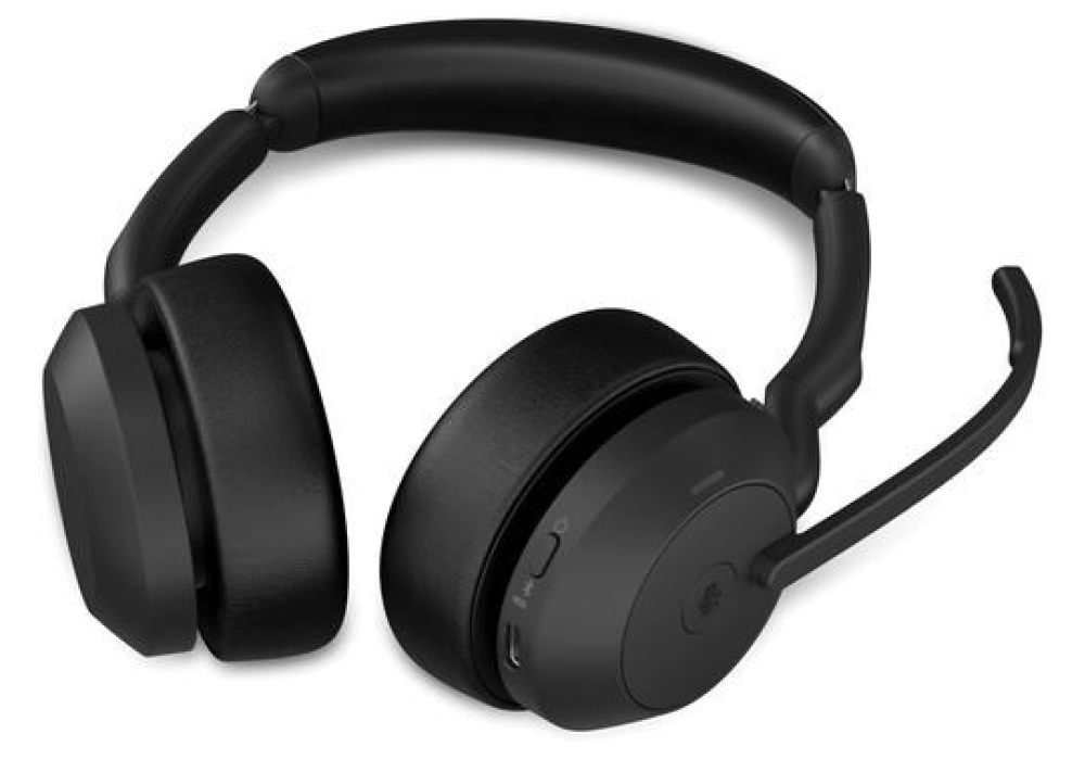 Jabra Evolve2 55 Duo MS, USB-C, station de chargement incluse