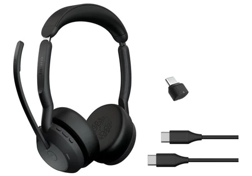 Jabra Evolve2 55 Duo MS, USB-C