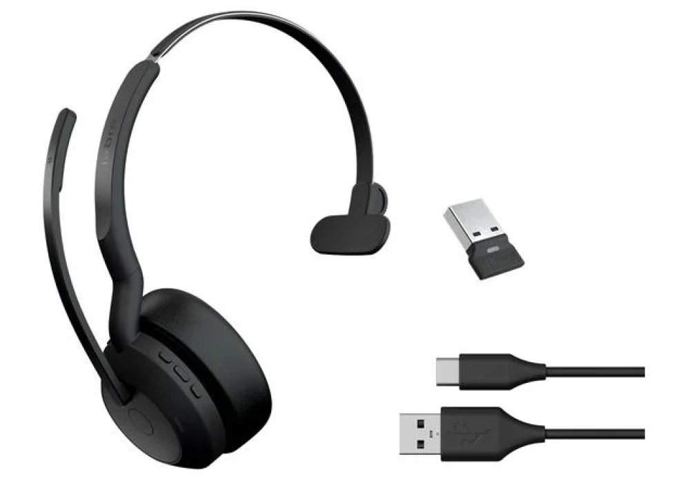 Jabra Evolve2 55 Mono UC, USB-A