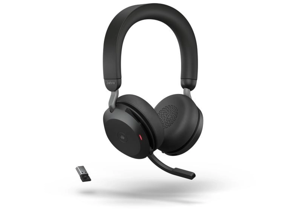 Jabra Evolve2 75 Stereo USB-A/BT MS (Black)