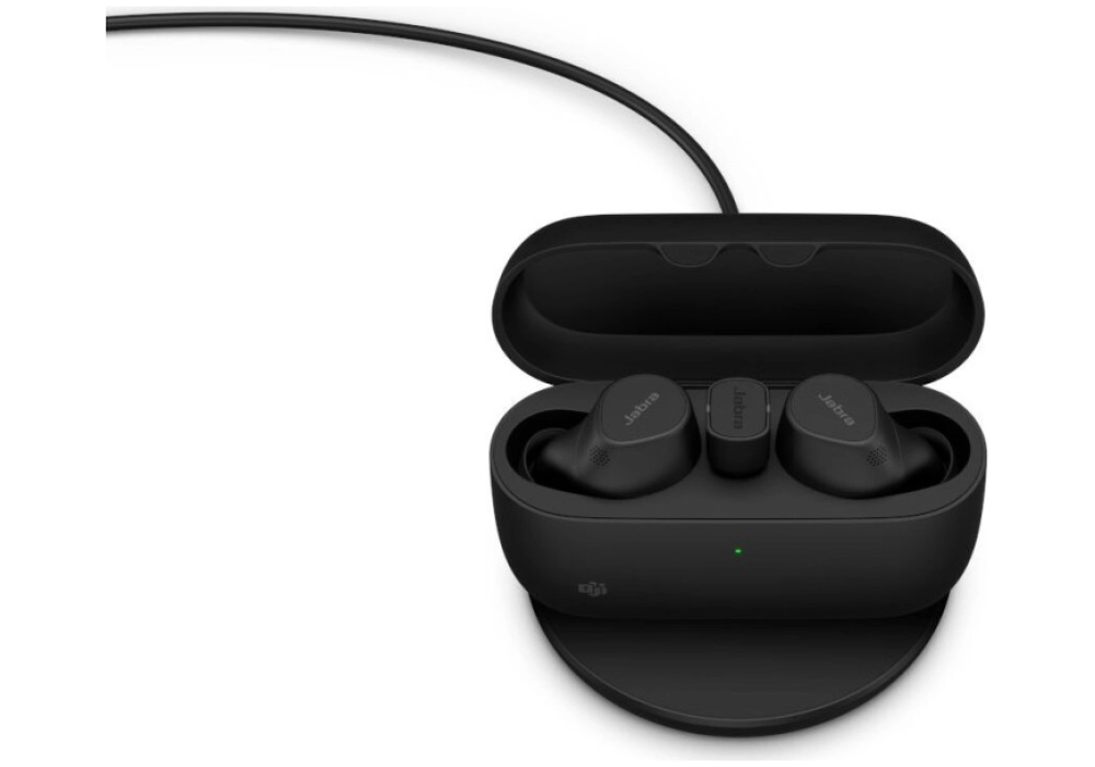 Jabra Evolve2 Buds MS + pad de chargement, USB-C