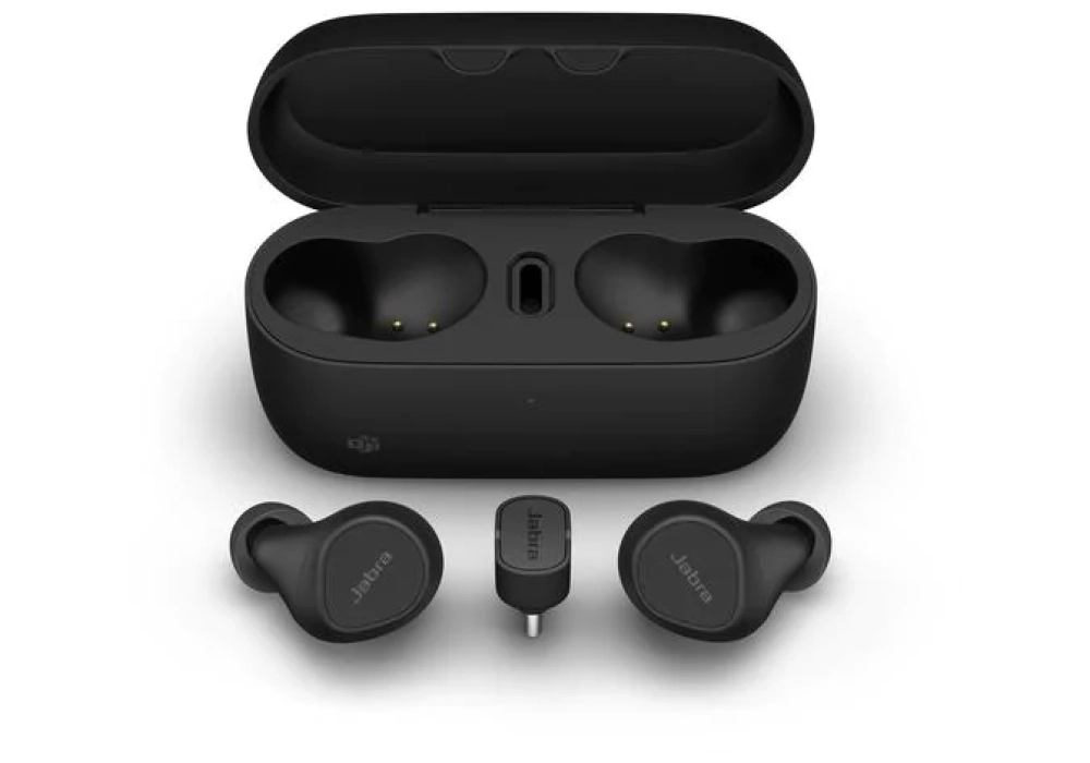 Jabra Evolve2 Buds MS + pad de chargement, USB-C