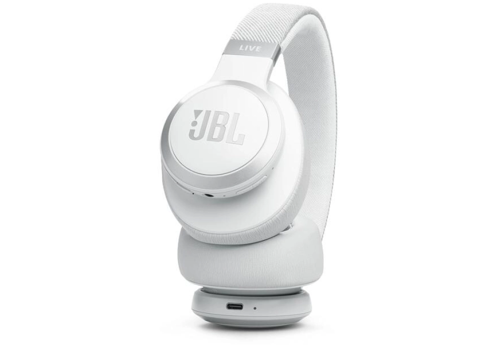 JBL Casques extra-auriculaires Wireless Live 770NC Blanc