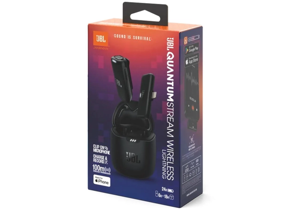 JBL Microphone Quantum Stream Wireless - Lightning