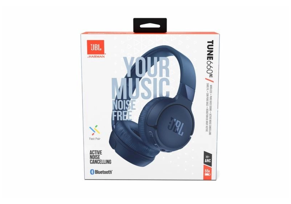 JBL TUNE 660 NC (Bleu)