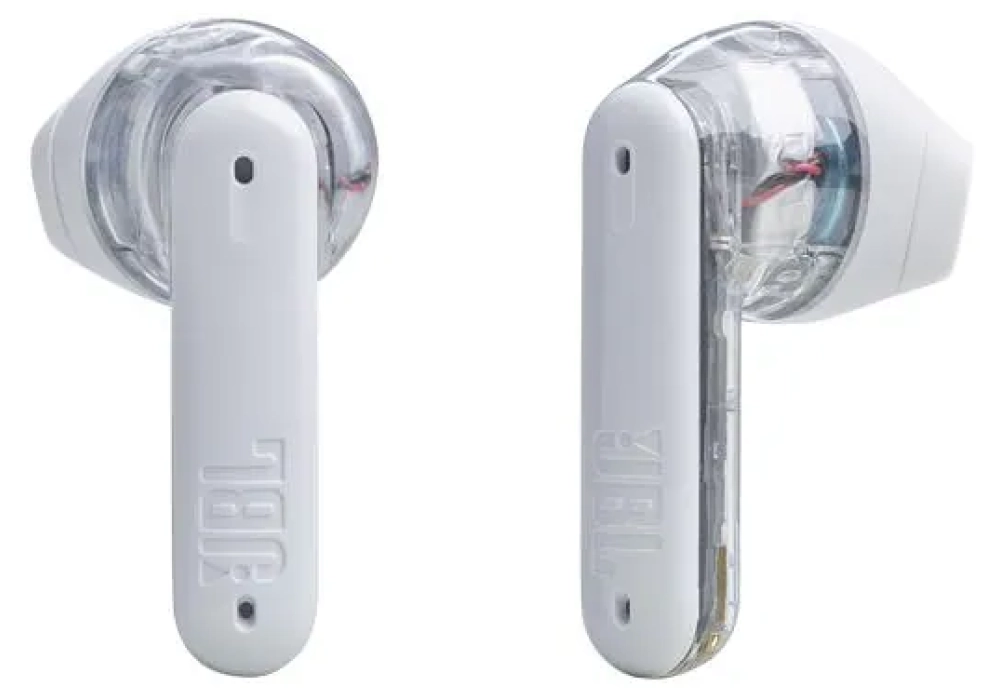 JBL Tune Flex Ghost Edition Blanc