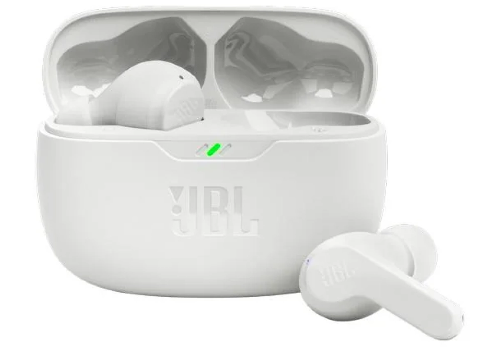 JBL Vibe Beam Blanc