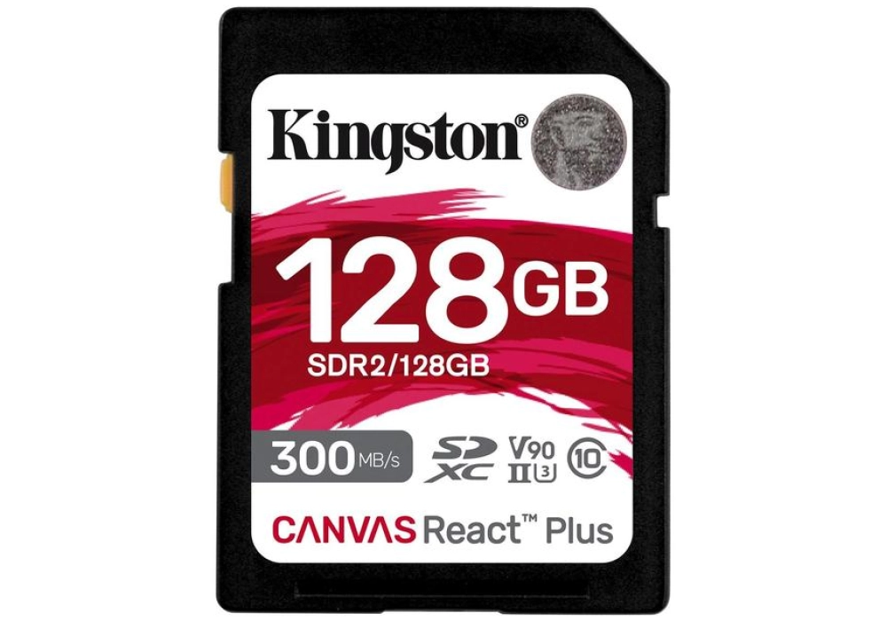 Kingston Canvas React Plus SDHC - 128 GB