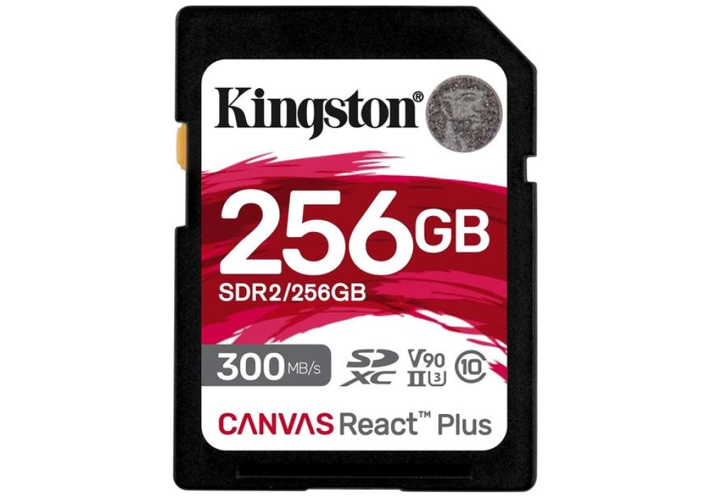 Kingston Canvas React Plus SDHC - 256 GB