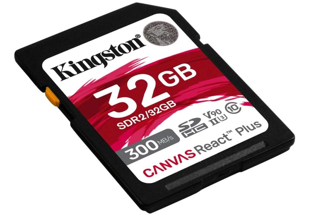 Kingston Canvas React Plus SDHC - 32 GB