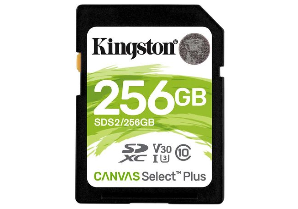 Kingston Canvas Select Plus SDHC Class 10 UHS-I Card - 256 GB