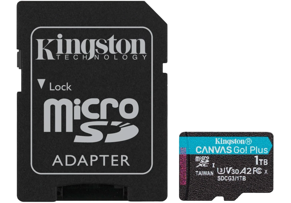 Kingston Carte microSDXC Canvas Go! Plus 1 TB