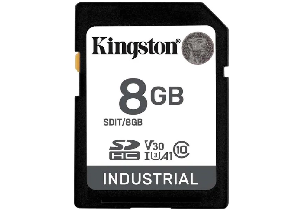 Kingston Carte SDHC Industrial 8 GB