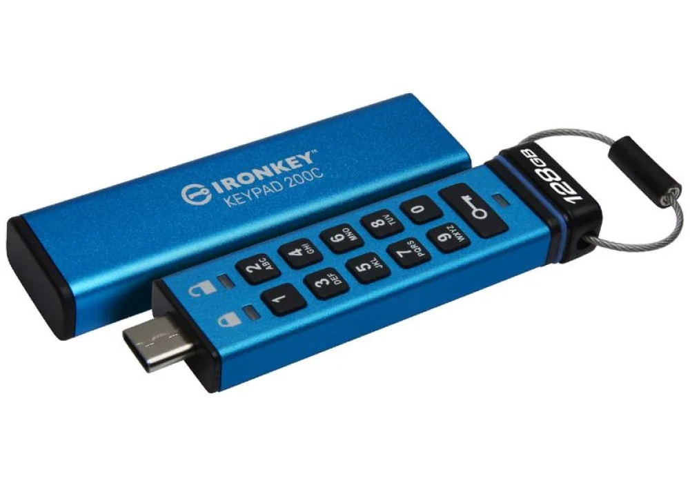 Kingston Clé USB IronKey Keypad 200C 128 GB