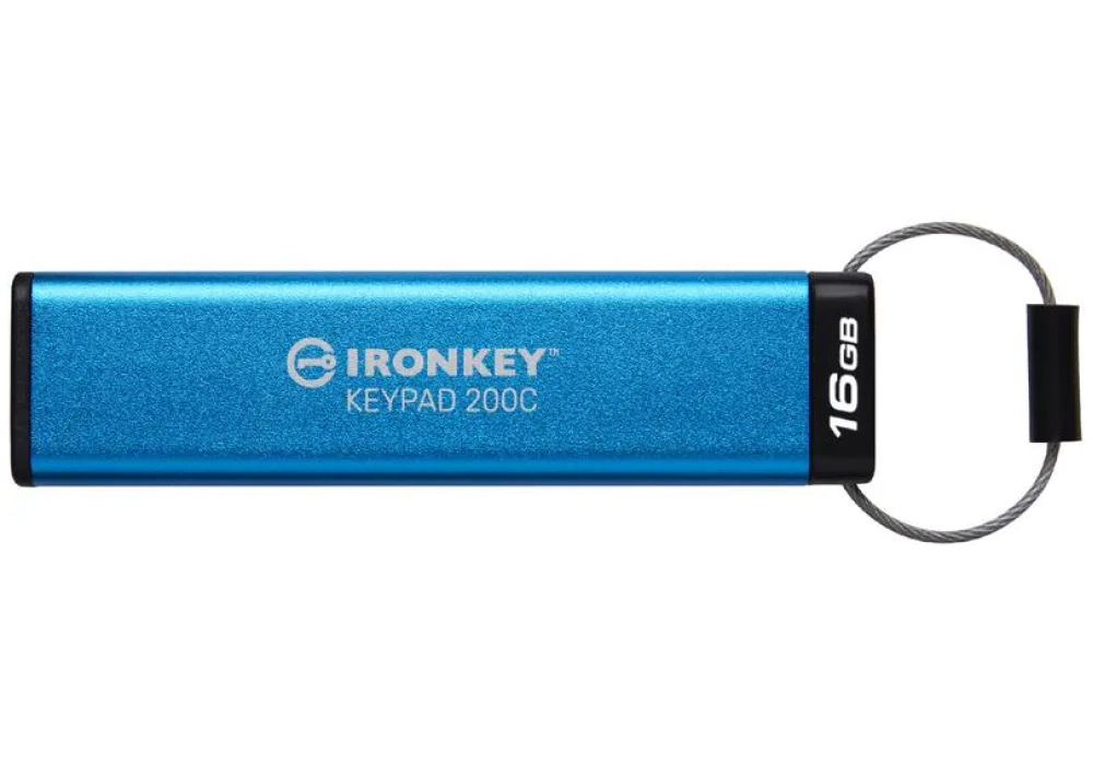 Kingston Clé USB IronKey Keypad 200C 16 GB