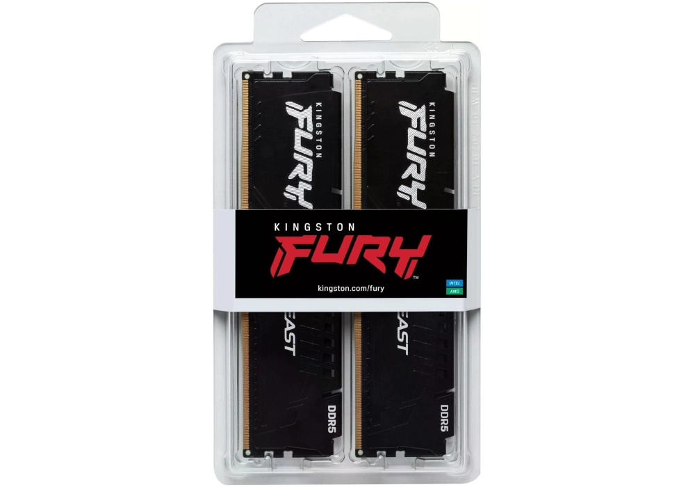 Kingston DDR5-RAM FURY Beast XMP 6000 MHz 2x 8 GB