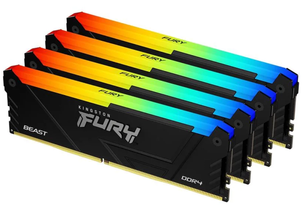 Kingston FURY Beast RGB DDR4-3200 - 32GB (4x 8GB - CL16)