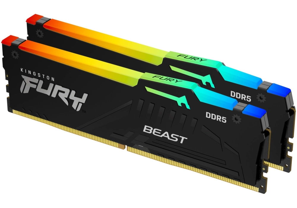 Kingston FURY Beast RGB DDR5-5200 - 16GB (2x 8GB - CL36 EXPO)