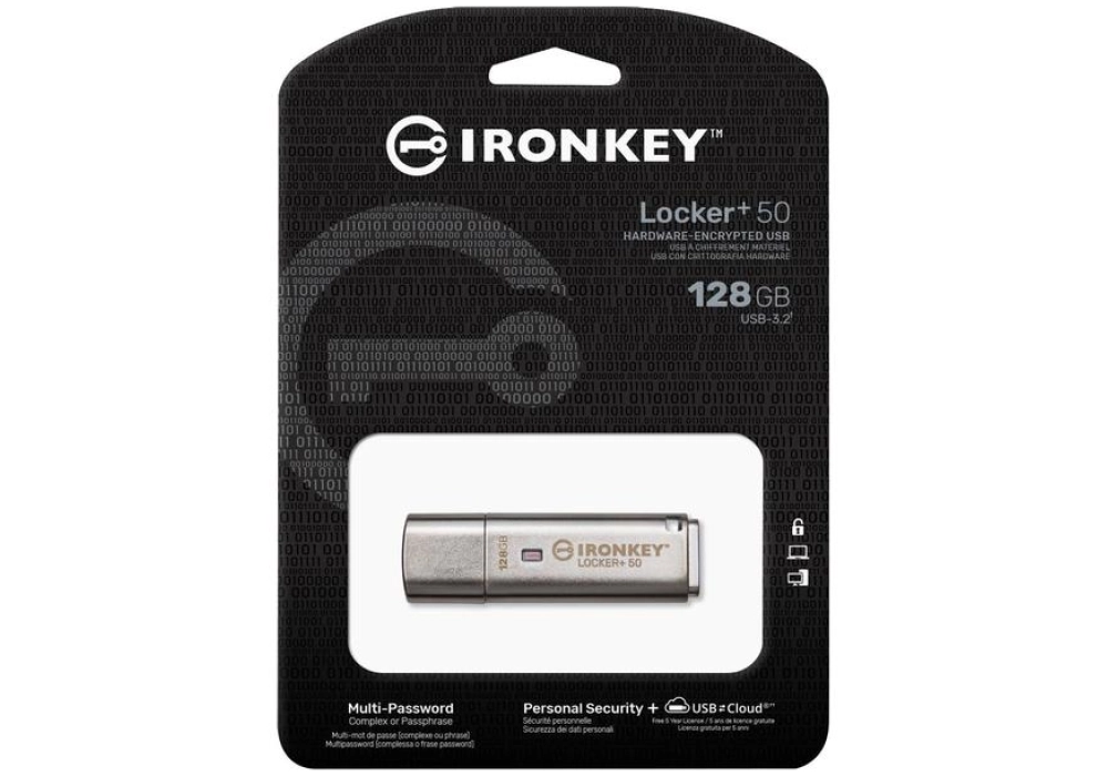 Kingston IronKey Locker+ 50 - 128 GB