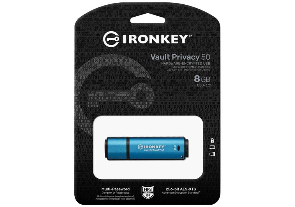 Kingston IronKey Vault Privacy 50 -   8 GB