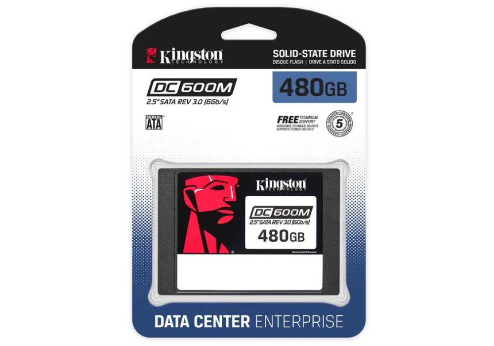 Kingston SSD DC600M 2.5" SATA 480 GB