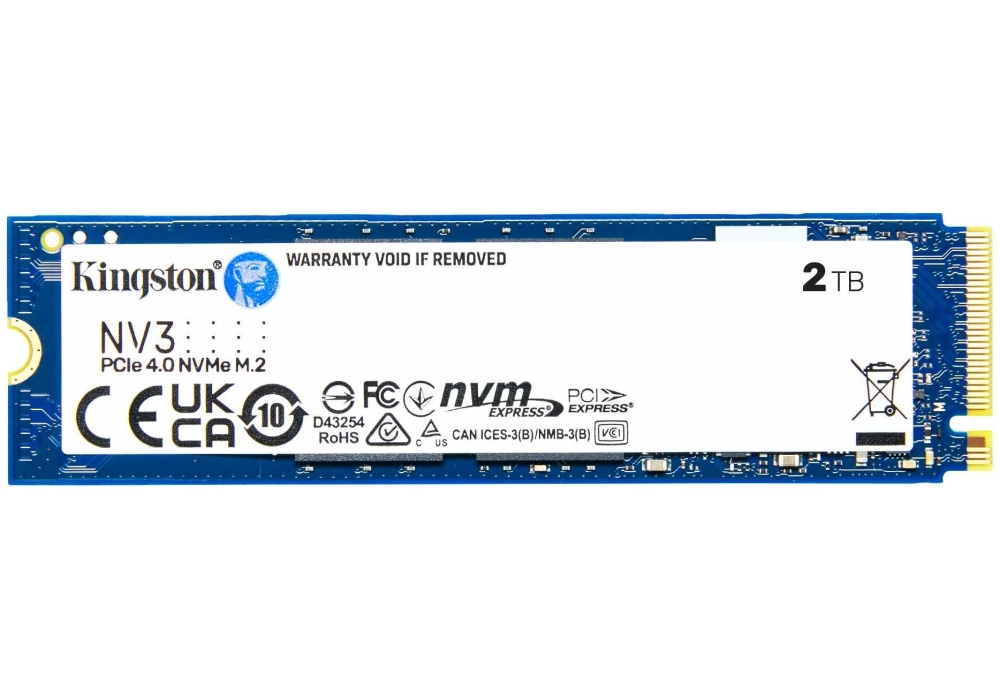 Kingston SSD NV3 M.2 2280 NVMe 2000 GB