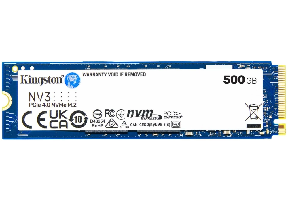 Kingston SSD NV3 M.2 2280 NVMe 500 GB