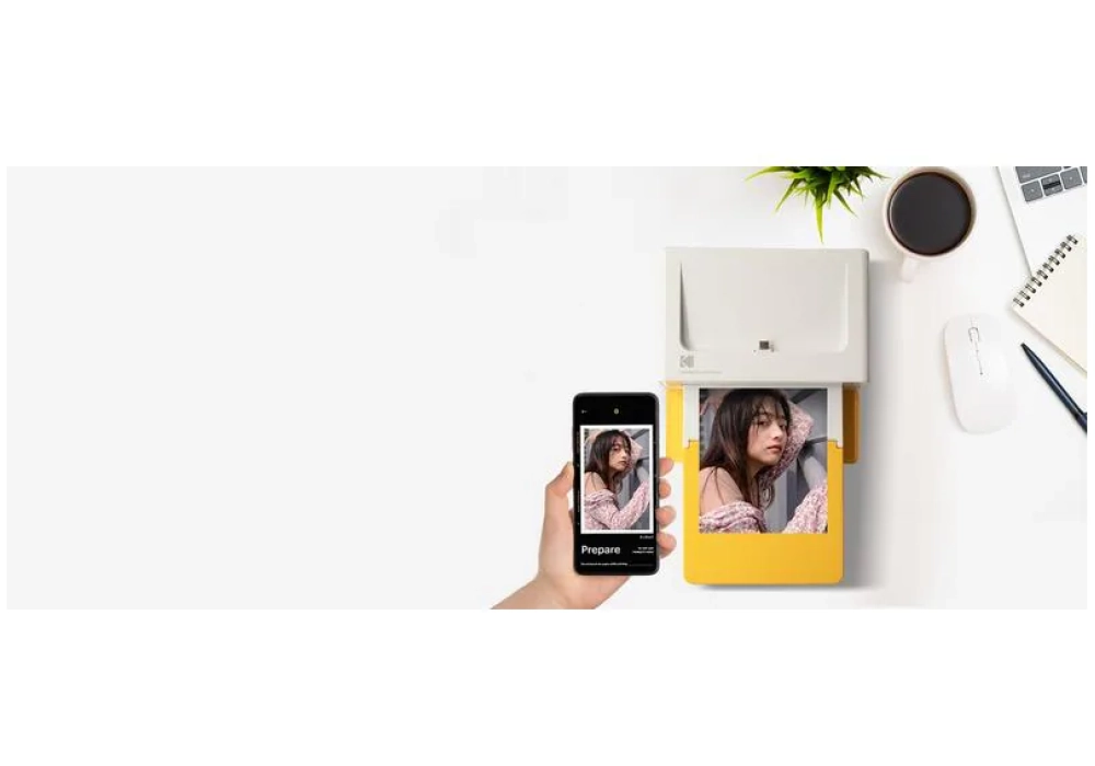 Kodak Imprimante photo Instant Dock - Blanc