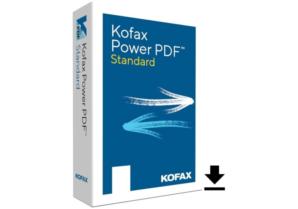 Kofax Power PDF Standard 5.0 ESD, version complète, multilingue