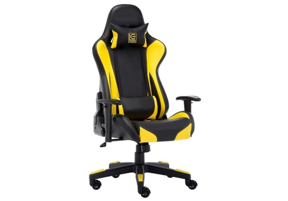 LC-Power Chaise de gaming LC-GC-600BY Jaune/Noir