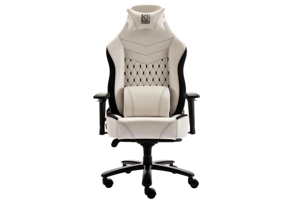 LC-Power Chaise de gaming LC-GC-800BW Blanc/Noir