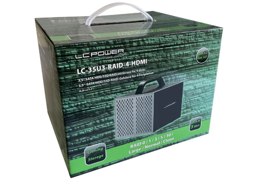 LC-Power LC-35U3-RAID-4-HDMI