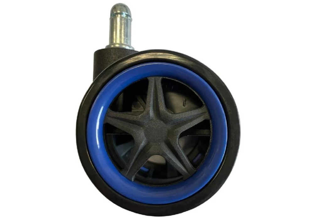 LC-Power Roulettes LC-CASTERS-DRIFT Set de 5 pièces bleu