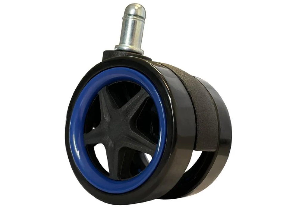 LC-Power Roulettes LC-CASTERS-DRIFT Set de 5 pièces bleu