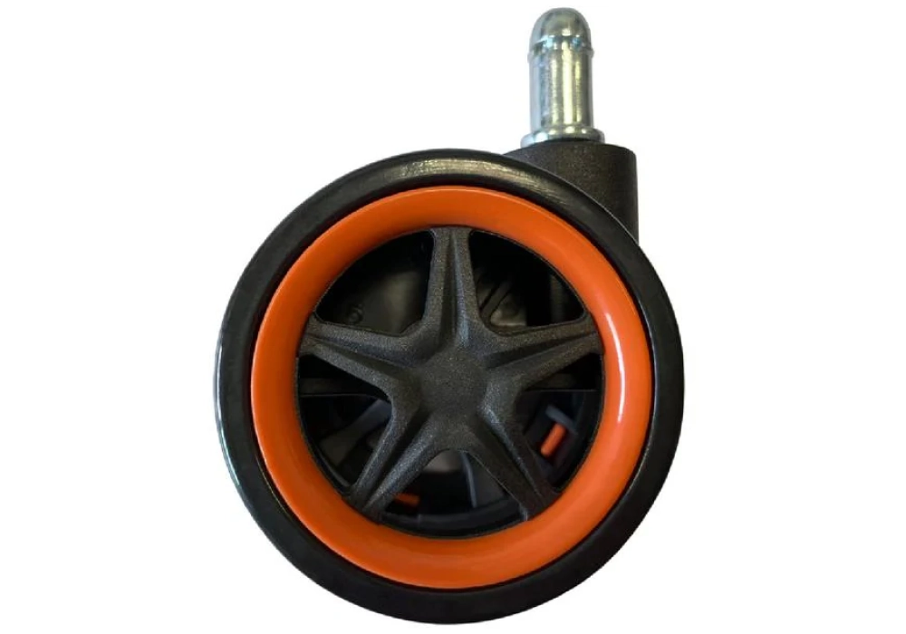 LC-Power Roulettes LC-CASTERS-DRIFT Set de 5 pièces Orange