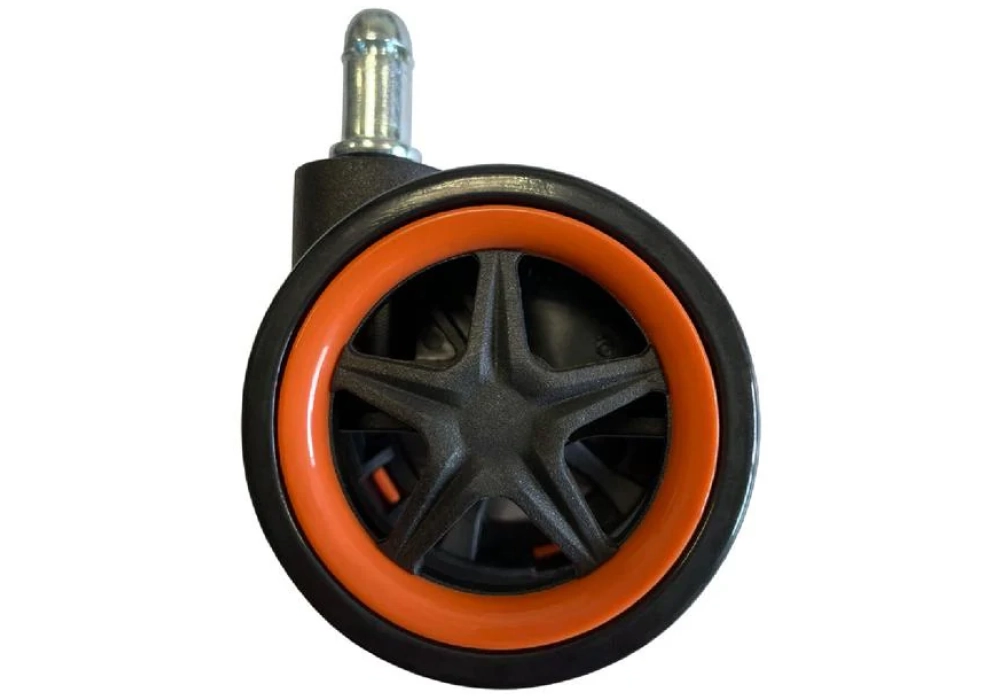 LC-Power Roulettes LC-CASTERS-DRIFT Set de 5 pièces Orange