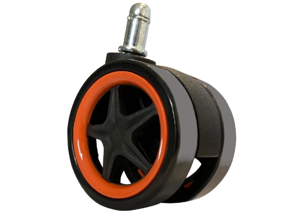 LC-Power Roulettes LC-CASTERS-DRIFT Set de 5 pièces Orange