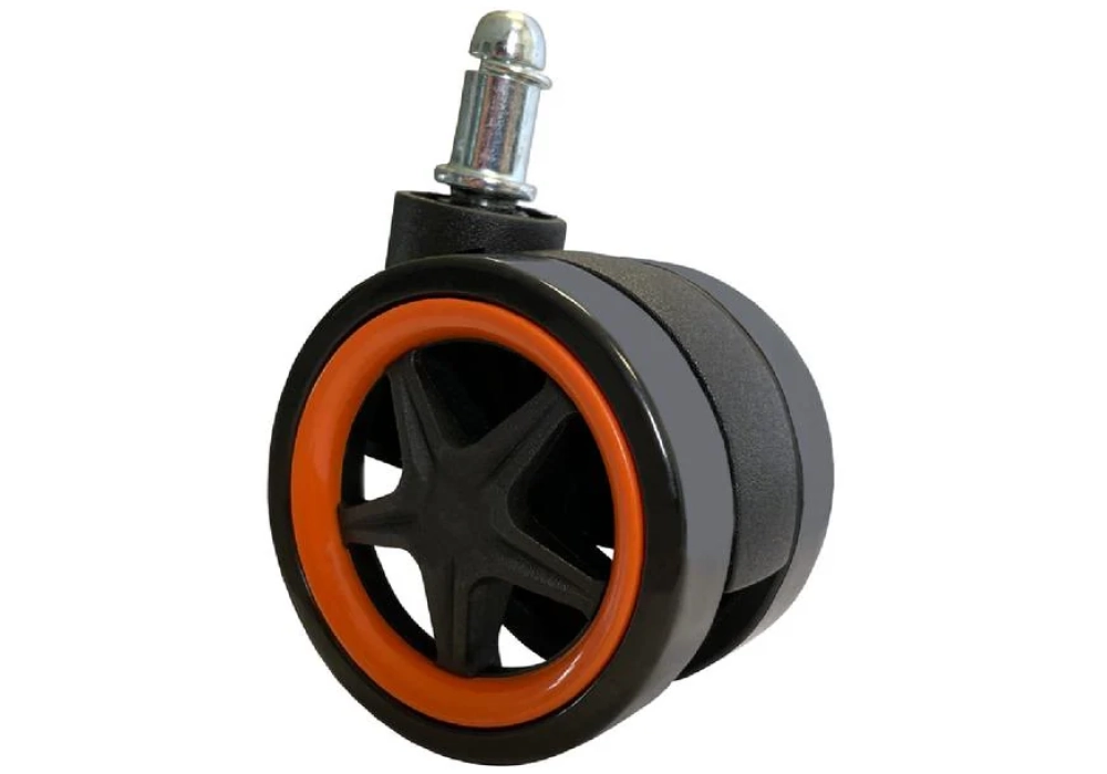 LC-Power Roulettes LC-CASTERS-DRIFT Set de 5 pièces Orange