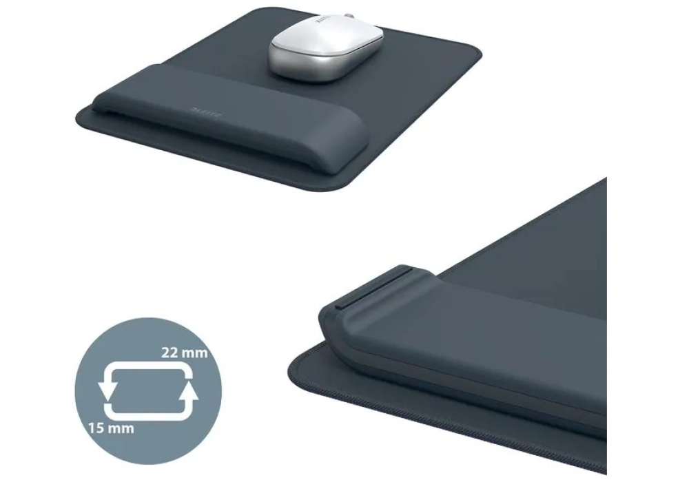 Leitz Tapis de souris Ergo Gris foncé