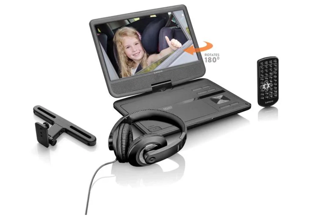 Lenco Lecteur DVD portable DVP-1010BK