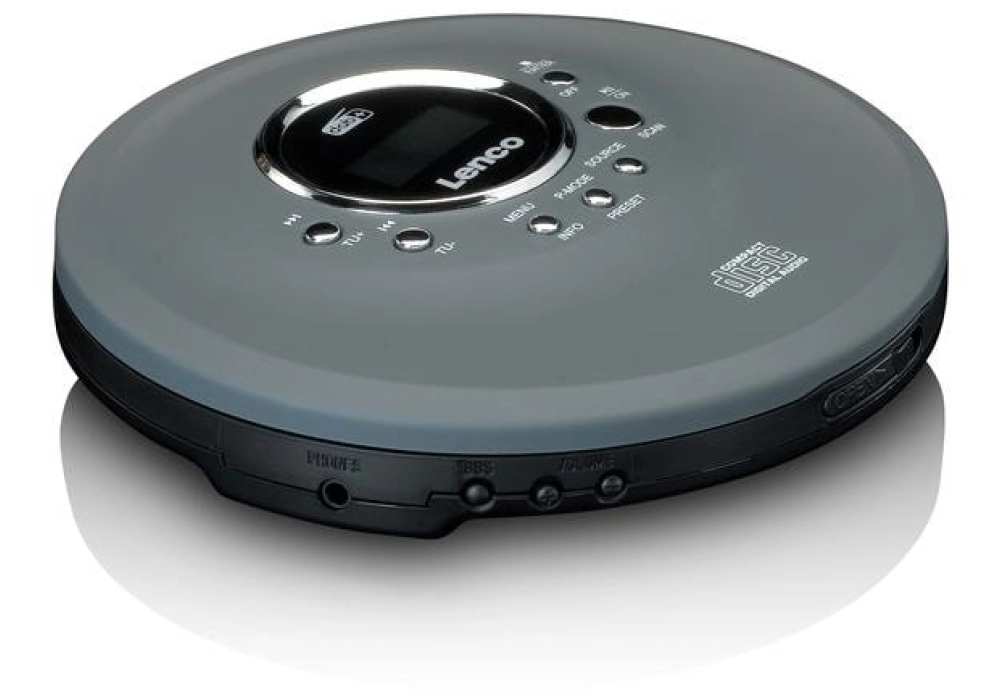 Lenco Lecteur MP3 CD-400GY Gris