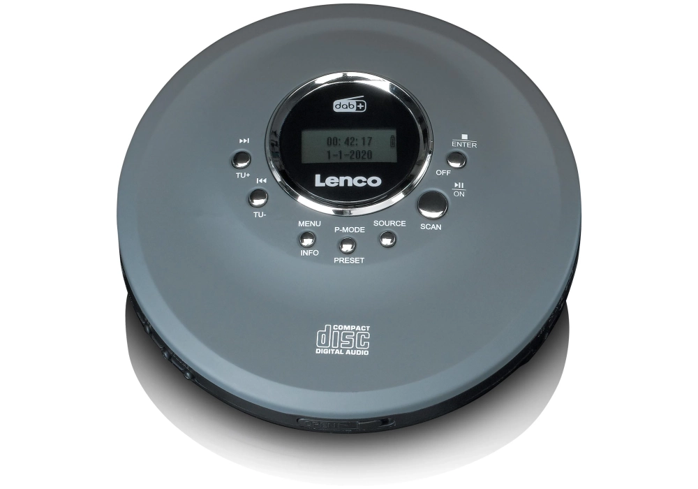 Lenco Lecteur MP3 CD-400GY Gris