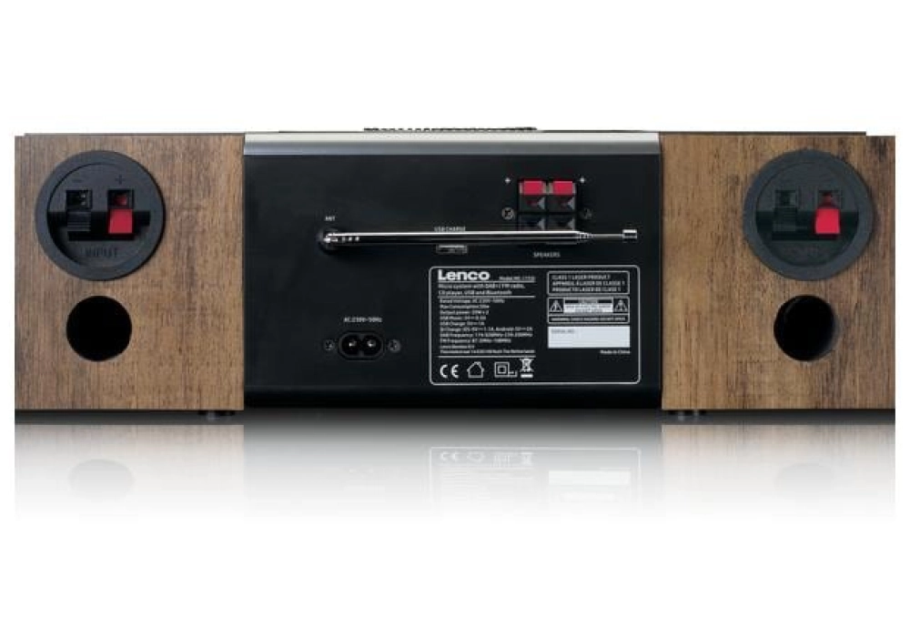 Lenco micro-HiFi MC-175SI (Argenté)