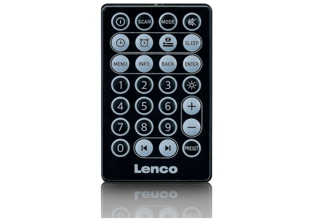 Lenco Radio DAB+ PDR-060WD Noir/Blanc