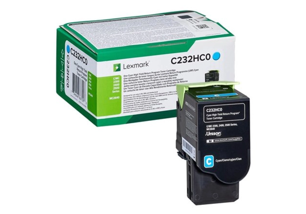 Lexmark Toner Cartridge C232HC0 - Cyan