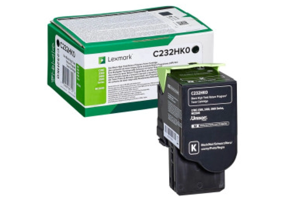 Lexmark Toner Cartridge C232HK0 - Black