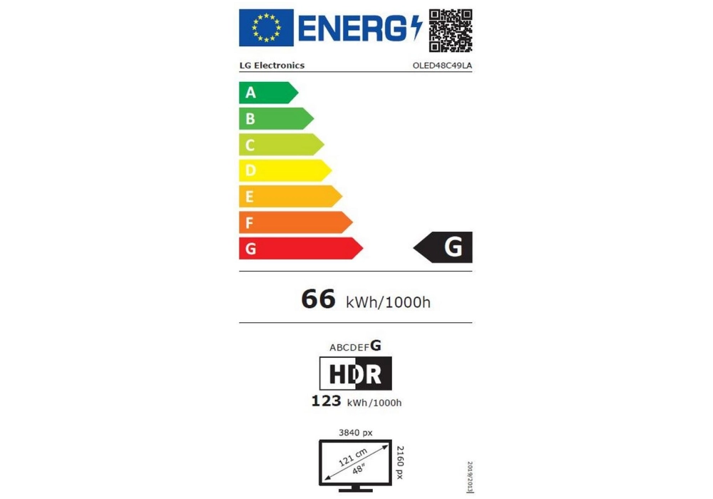 LG TV OLED 48C49 48", 3840 x 2160 (Ultra HD 4K), OLED